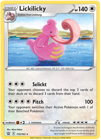 Lickilicky (114/163) [Sword & Shield: Battle Styles] Pokémon