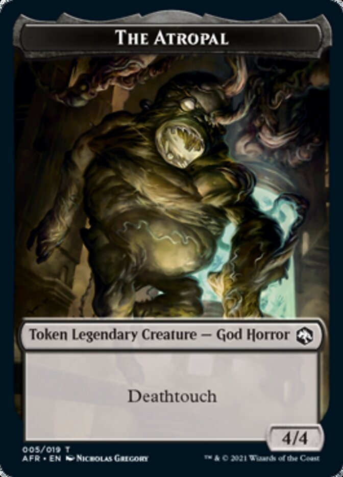 Tomb of Annihilation // The Atropal Double-Sided Token [Dungeons & Dragons: Adventures in the Forgotten Realms Tokens] Magic: The Gathering