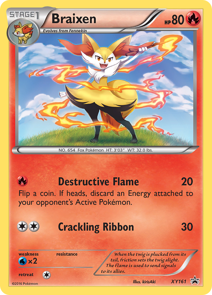 Braixen (XY161) [XY: Black Star Promos] Pokémon