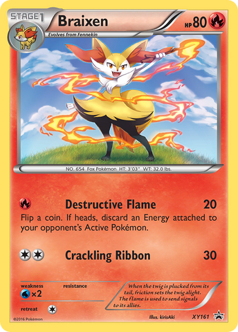 Braixen (XY161) [XY: Black Star Promos] Pokémon