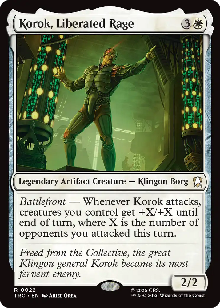 Korok, Liberated Rage [Star Trek Commander] Magic: The Gathering