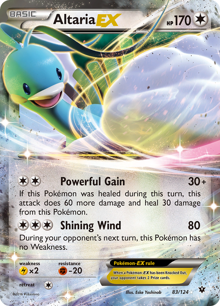 Altaria EX (83/124) [XY: Fates Collide] Pokémon