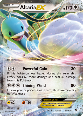 Altaria EX (83/124) [XY: Fates Collide] Pokémon