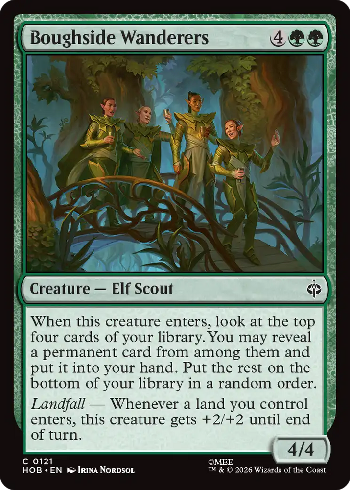 Boughside Wanderers [The Hobbit] Magic: The Gathering