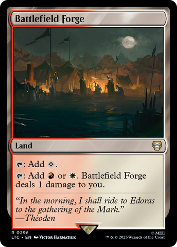 Battlefield Forge [The Lord of the Rings: Tales of Middle-Earth Commander] Magic: The Gathering