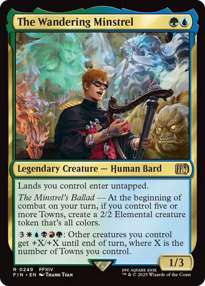 The Wandering Minstrel [FINAL FANTASY] Magic: The Gathering