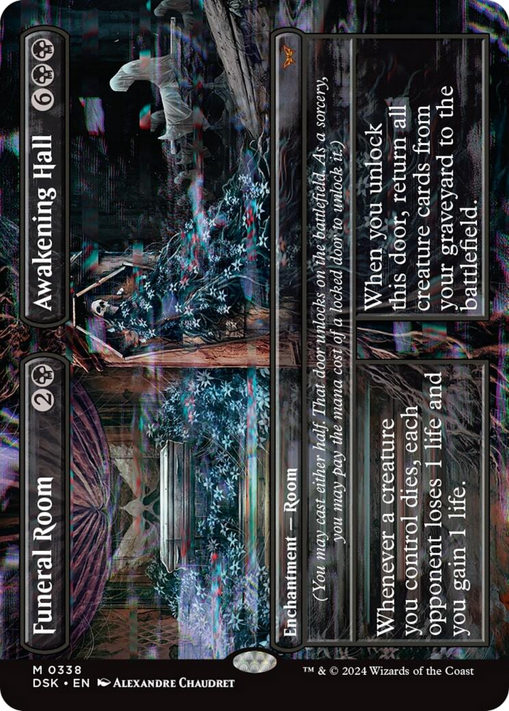 Funeral Room // Awakening Hall (Borderless) [Duskmourn: House of Horror] Magic: The Gathering