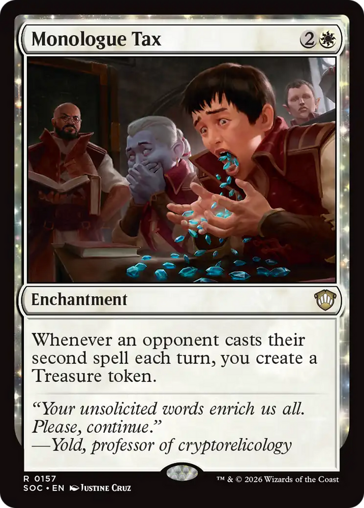 Monologue Tax [Secrets of Strixhaven Commander] Magic: The Gathering