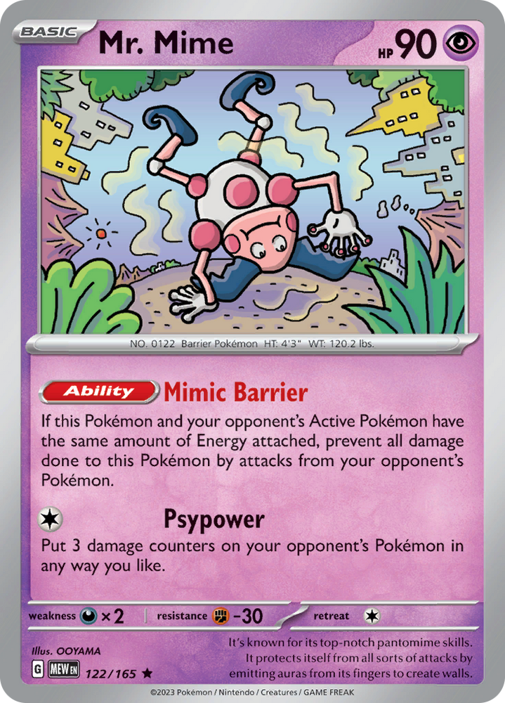 Mr. Mime (122/165) [Scarlet & Violet 151] Pokémon