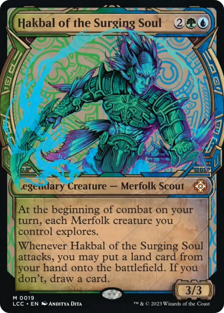 Hakbal of the Surging Soul (Showcase) [The Lost Caverns of Ixalan Commander] Magic: The Gathering