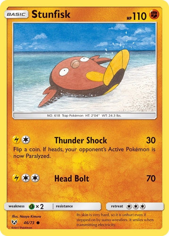 Stunfisk (46/73) [Sun & Moon: Shining Legends] Pokémon