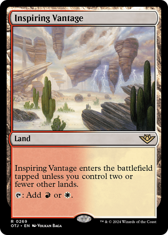 Inspiring Vantage [Outlaws of Thunder Junction] Magic: The Gathering