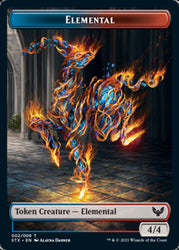 Elemental // Inkling Double-Sided Token [Strixhaven: School of Mages Tokens] Magic: The Gathering