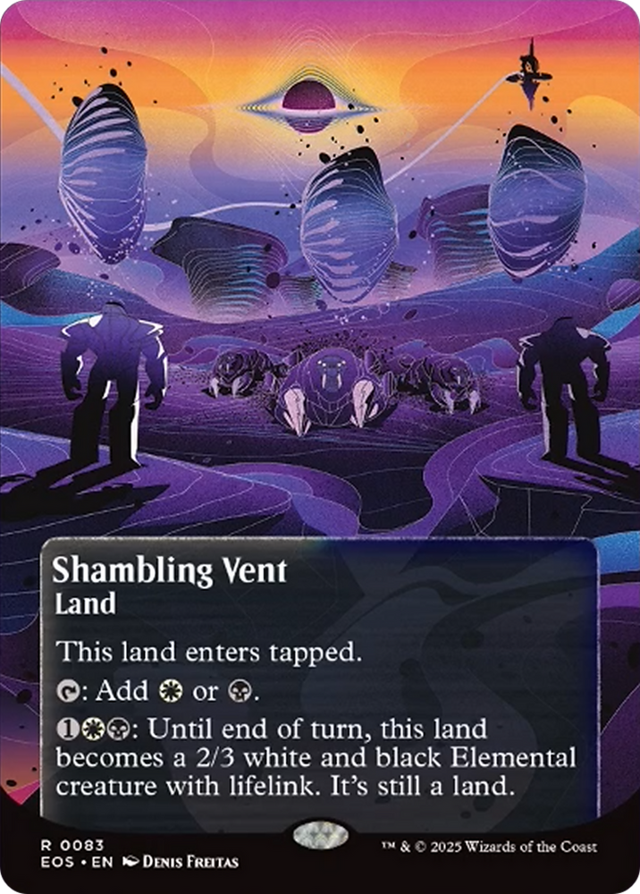 Shambling Vent (0083) (Borderless) [Edge of Eternities: Stellar Sights] Magic: The Gathering