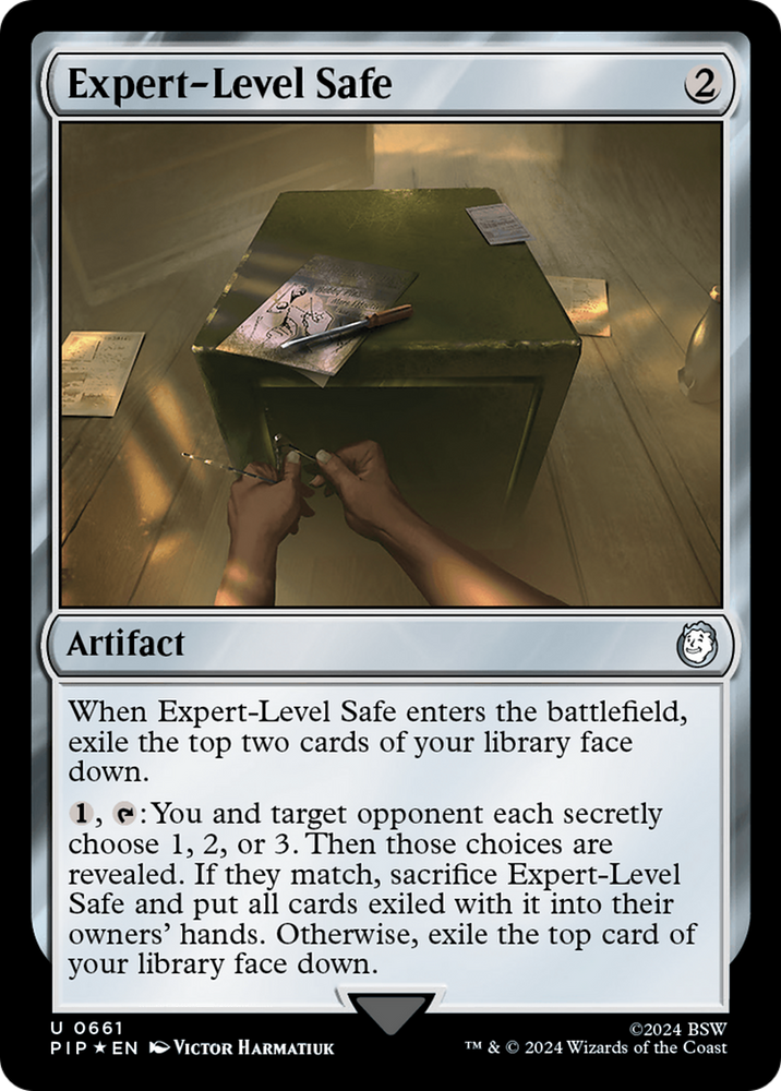 Expert-Level Safe (Surge Foil) [Fallout] Magic: The Gathering