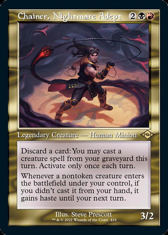 Chainer, Nightmare Adept (Retro) [Modern Horizons 2] Magic: The Gathering