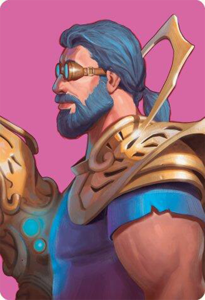 Satya, Aetherflux Genius Art Card [Modern Horizons 3 Art Series] Magic: The Gathering