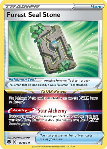 Forest Seal Stone (156/195) [Sword & Shield: Silver Tempest] Pokémon