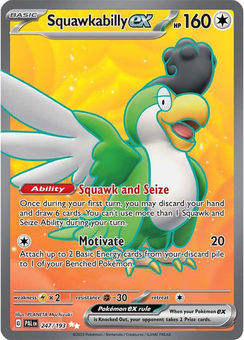 Squawkabilly ex (247/193) [Scarlet & Violet: Paldea Evolved] Pokémon