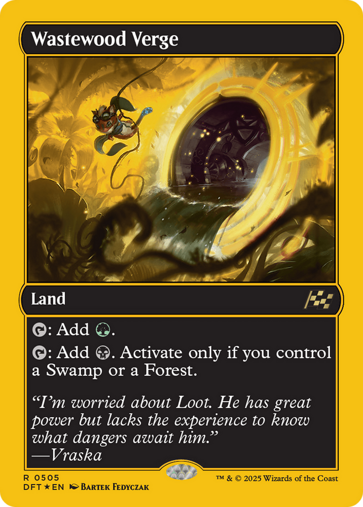 Wastewood Verge (First-Place Foil) [Aetherdrift] Magic: The Gathering