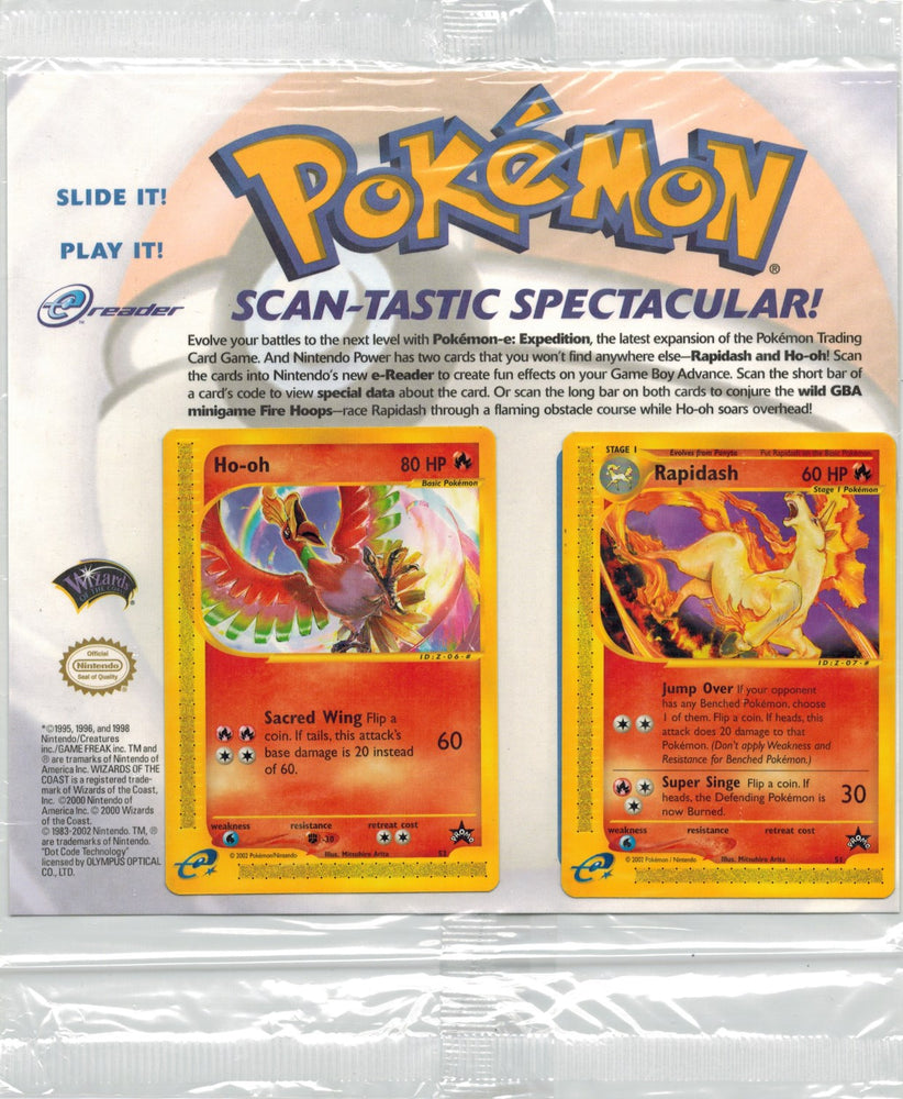 Scan-Tastic Spectacular - Promo Pack (Ho-oh & Rapidash) Pokémon