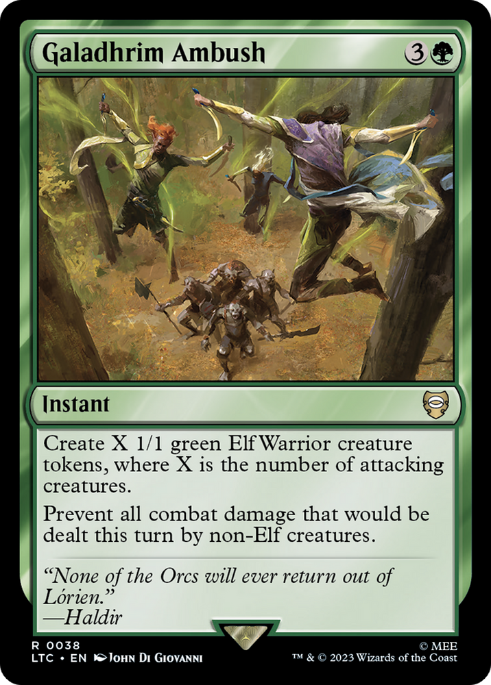 Galadhrim Ambush [The Lord of the Rings: Tales of Middle-Earth Commander] Magic: The Gathering