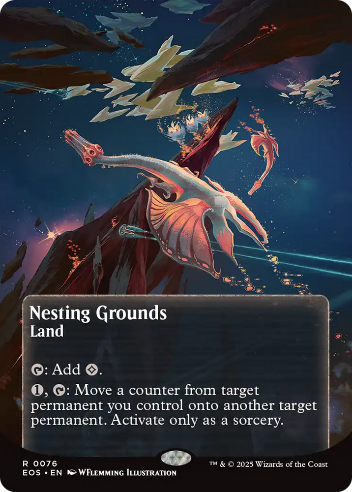 Nesting Grounds (0076) (Borderless) [Edge of Eternities: Stellar Sights] Magic: The Gathering
