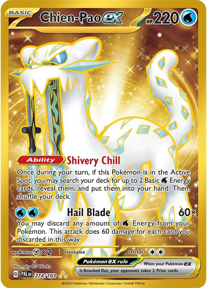 Chien-Pao ex (274/193) [Scarlet & Violet: Paldea Evolved] Pokémon