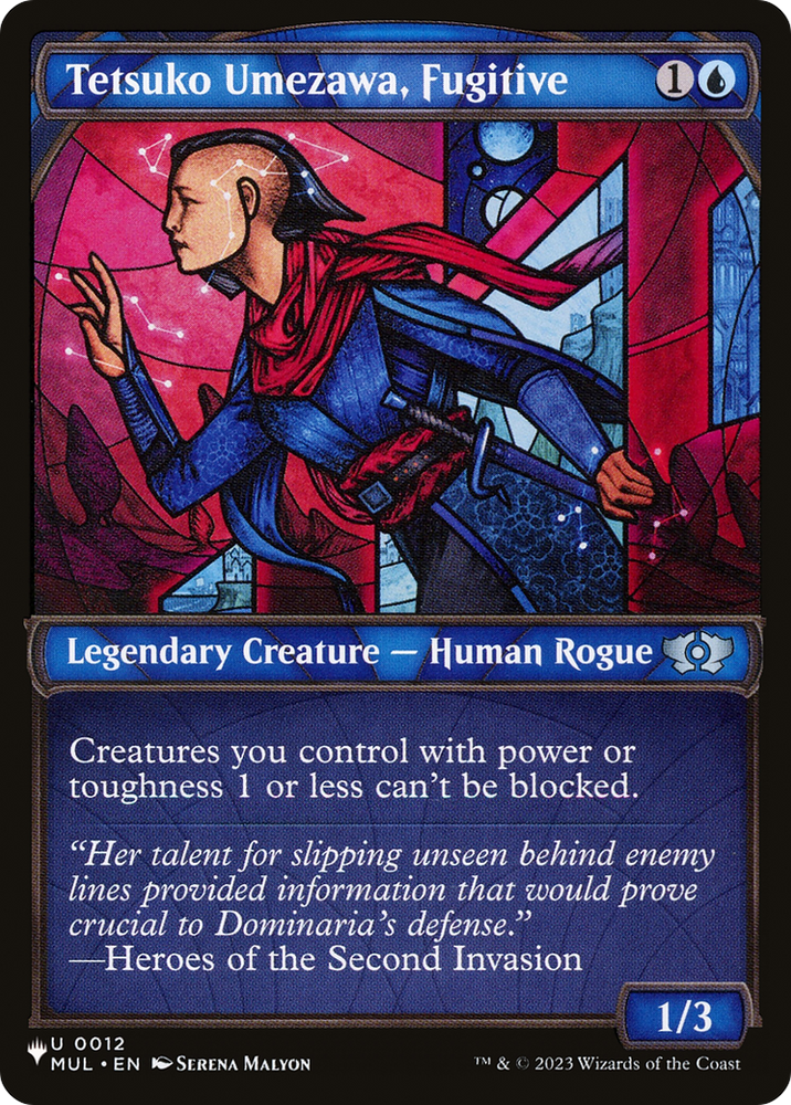 Tetsuko Umezawa, Fugitive (MUL) [The List] Magic: The Gathering