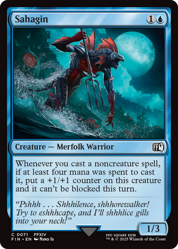 Sahagin [FINAL FANTASY] Magic: The Gathering