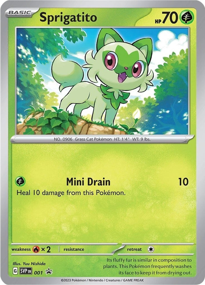 Sprigatito (001) [Scarlet & Violet: Black Star Promos] Pokémon