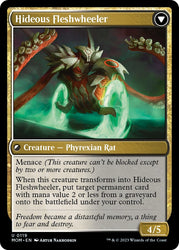 Nezumi Freewheeler // Hideous Fleshwheeler [March of the Machine] Magic: The Gathering