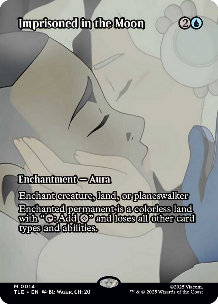 Imprisoned in the Moon (Borderless) [Avatar: The Last Airbender: Eternal-Legal] Magic: The Gathering