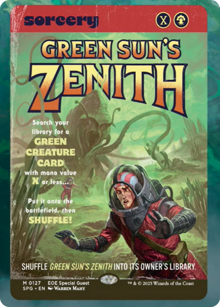 Green Sun's Zenith (Showcase) [Edge of Eternities Special Guests] Magic: The Gathering
