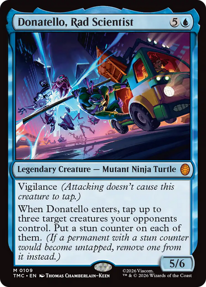 Donatello, Rad Scientist [Teenage Mutant Ninja Turtles Commander] Magic: The Gathering
