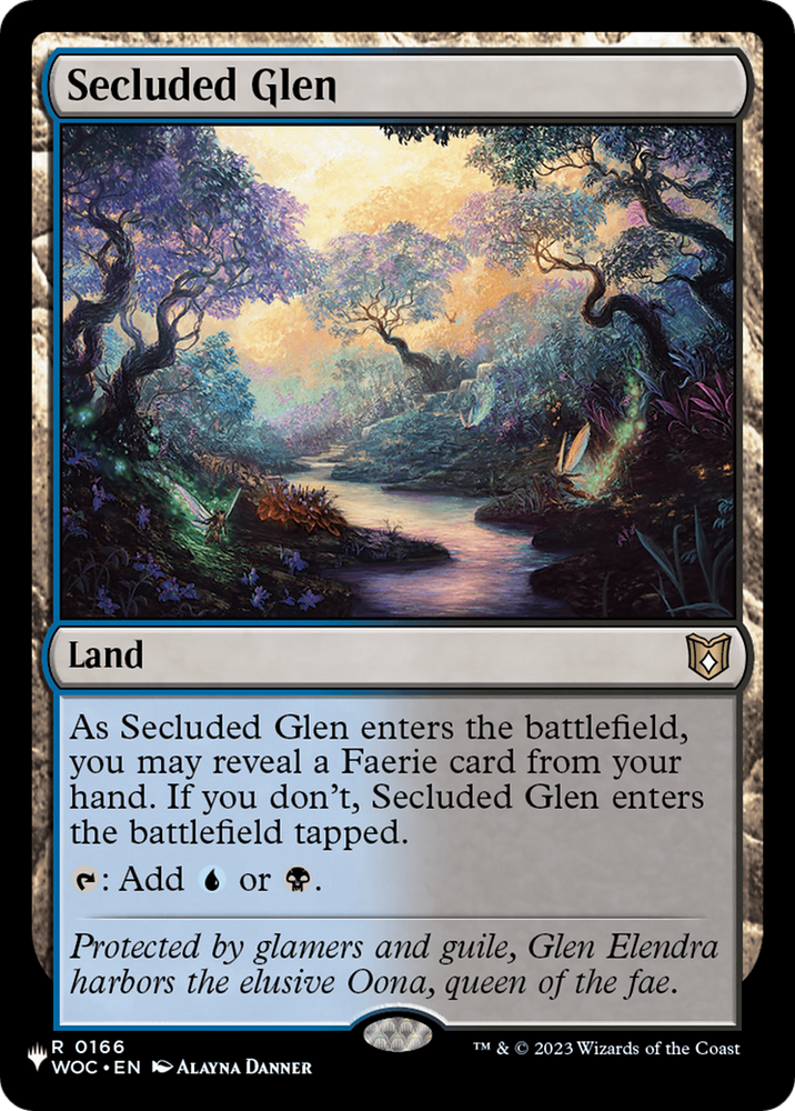 Secluded Glen (WOC) [The List] Magic: The Gathering