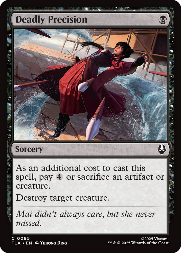 Deadly Precision [Avatar: The Last Airbender] Magic: The Gathering