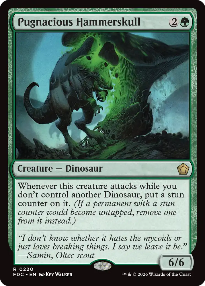 Pugnacious Hammerskull [Foundations Commander] Magic: The Gathering