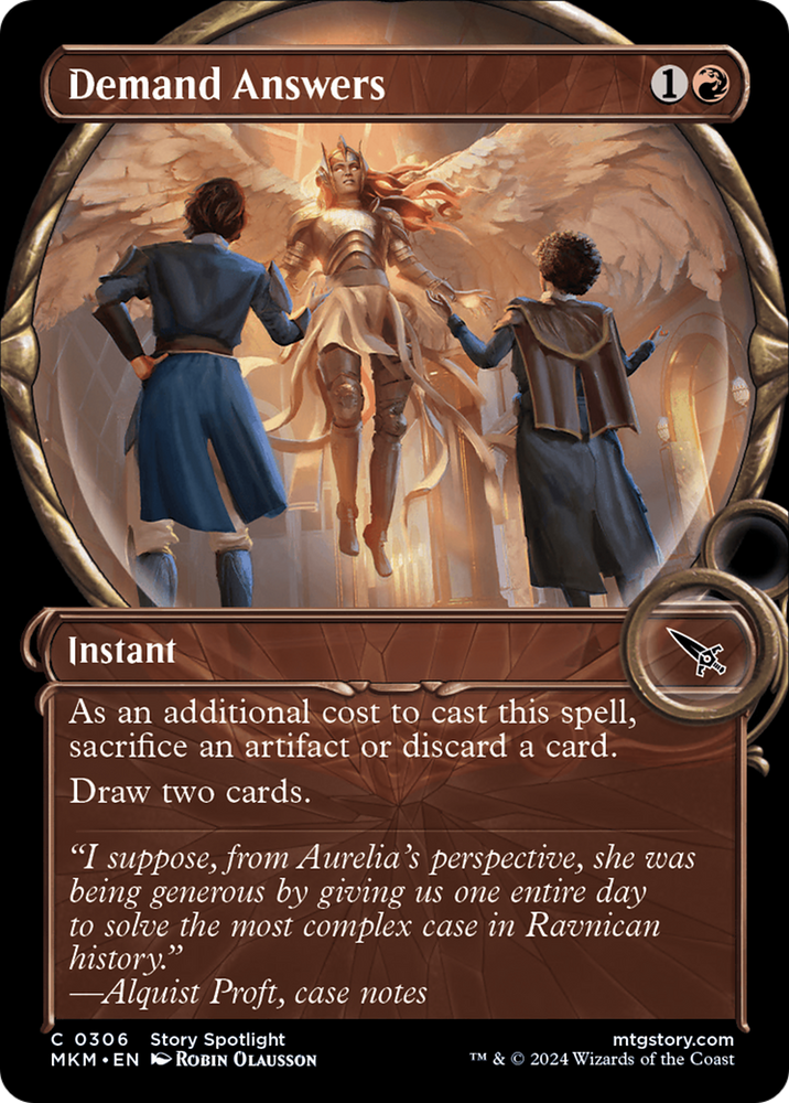 Demand Answers (Showcase) [Murders at Karlov Manor] Magic: The Gathering