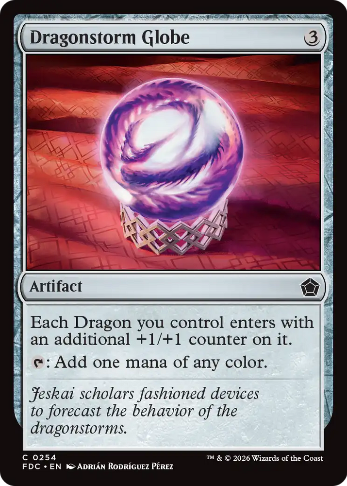 Dragonstorm Globe [Foundations Commander] Magic: The Gathering