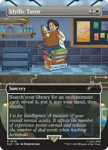 Idyllic Tutor (1636) [Secret Lair Drop Series] Magic: The Gathering