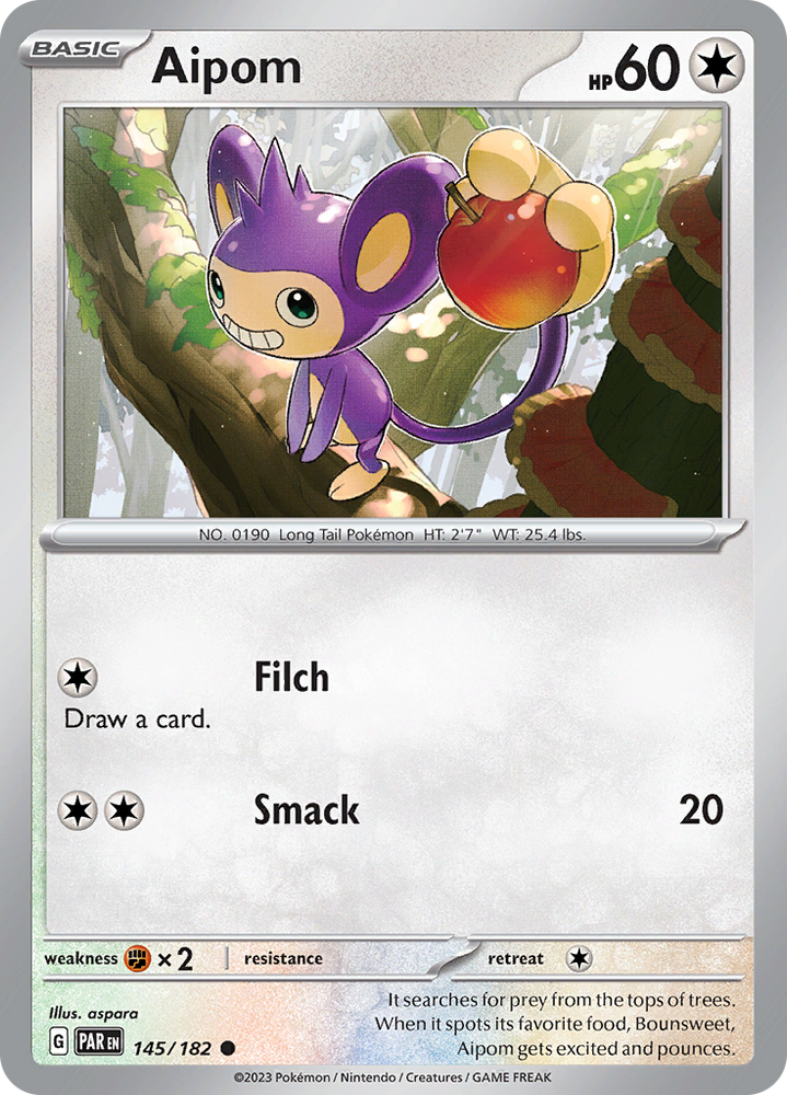 Aipom (145/182) [Scarlet & Violet: Paradox Rift] Pokémon