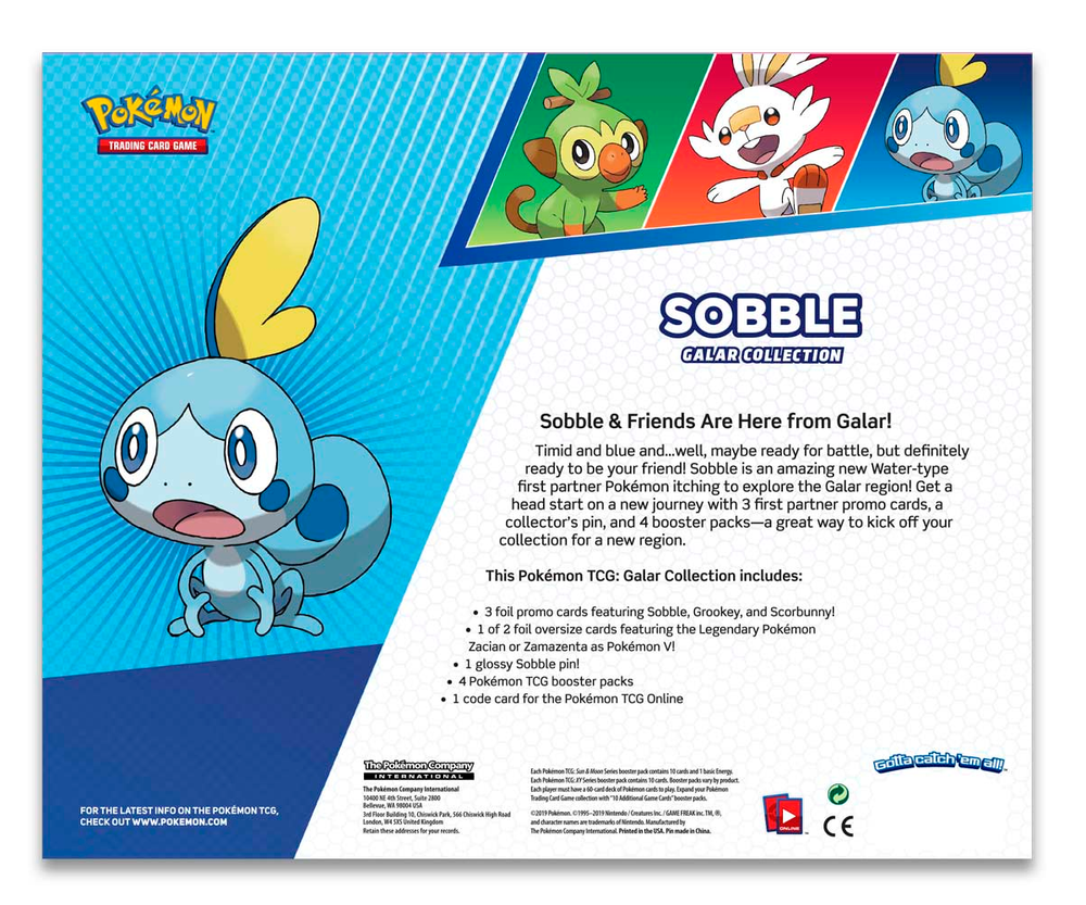 Galar Collection (Sobble/Zamazenta) Pokémon