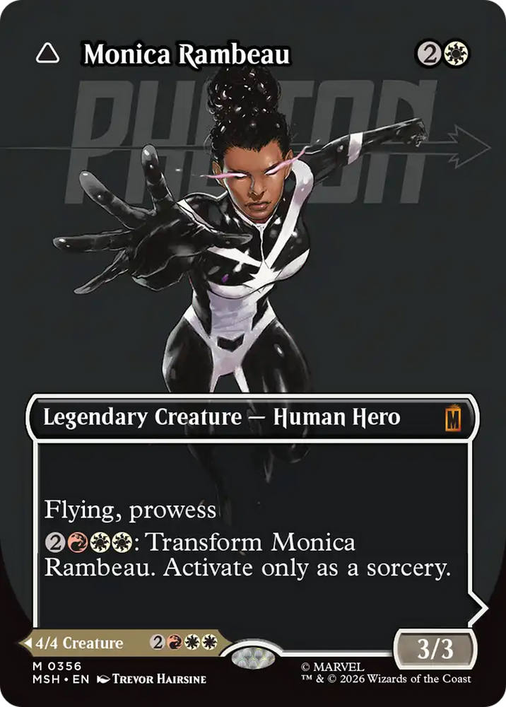 Monica Rambeau (Borderless) (0356) [Marvel Super Heroes] Magic: The Gathering
