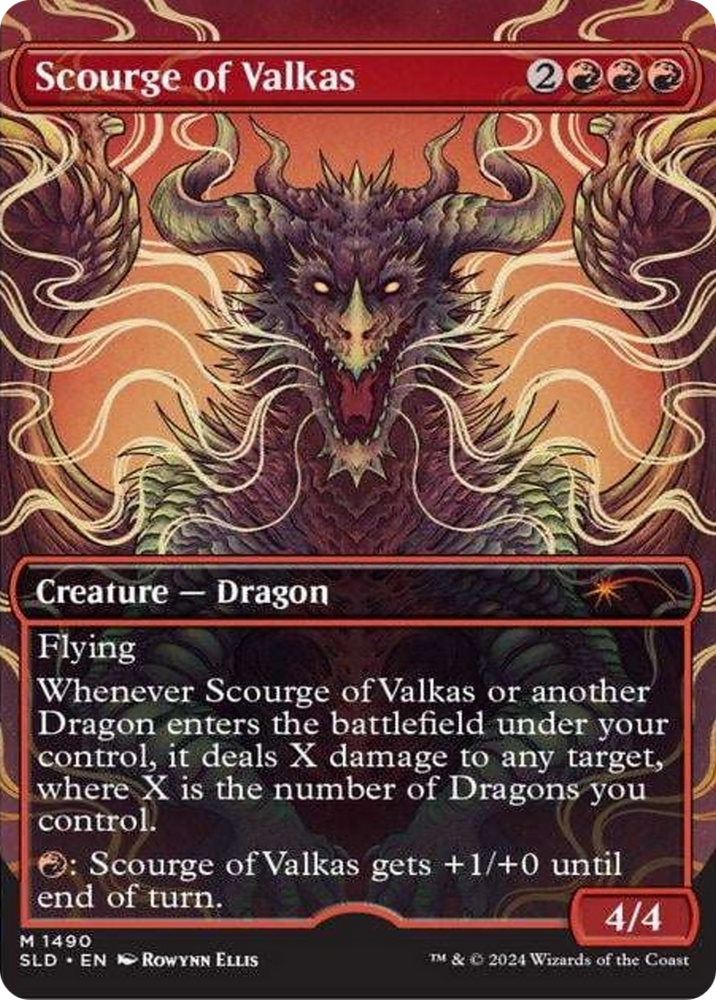 Scourge of Valkas (Rainbow Foil) [Secret Lair Drop Series] Magic: The Gathering