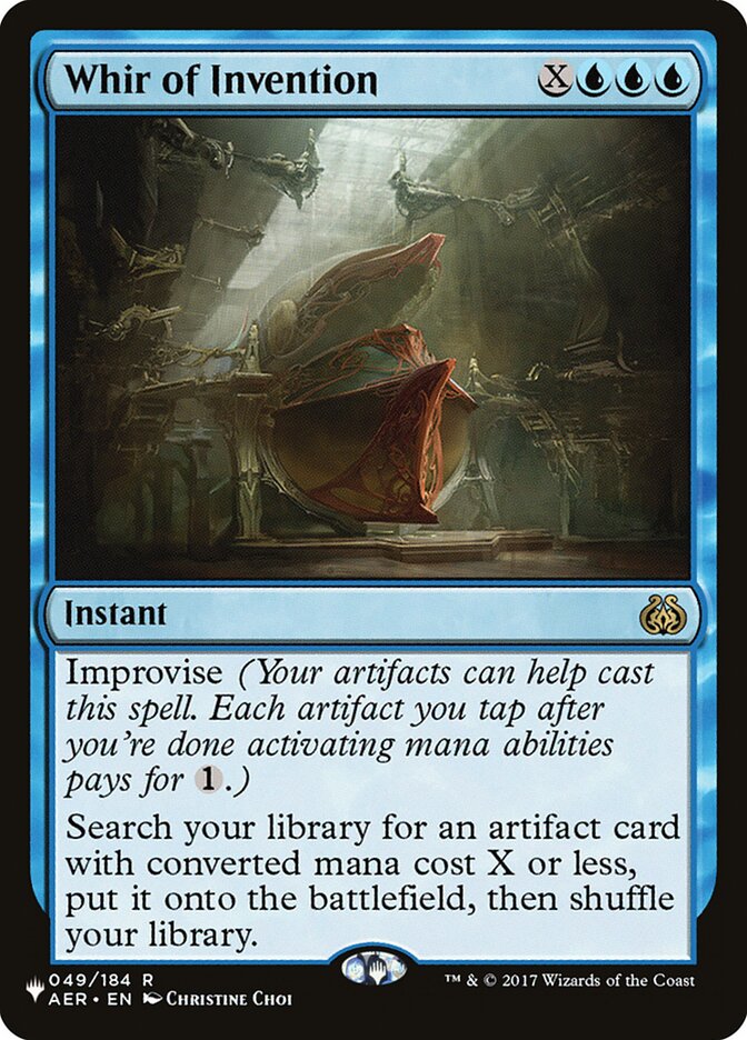 Whir of Invention [Secret Lair: Heads I Win, Tails You Lose] Magic: The Gathering