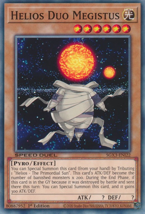 Helios Duo Megistus [SGX3-ENI22] Common Yu-Gi-Oh!