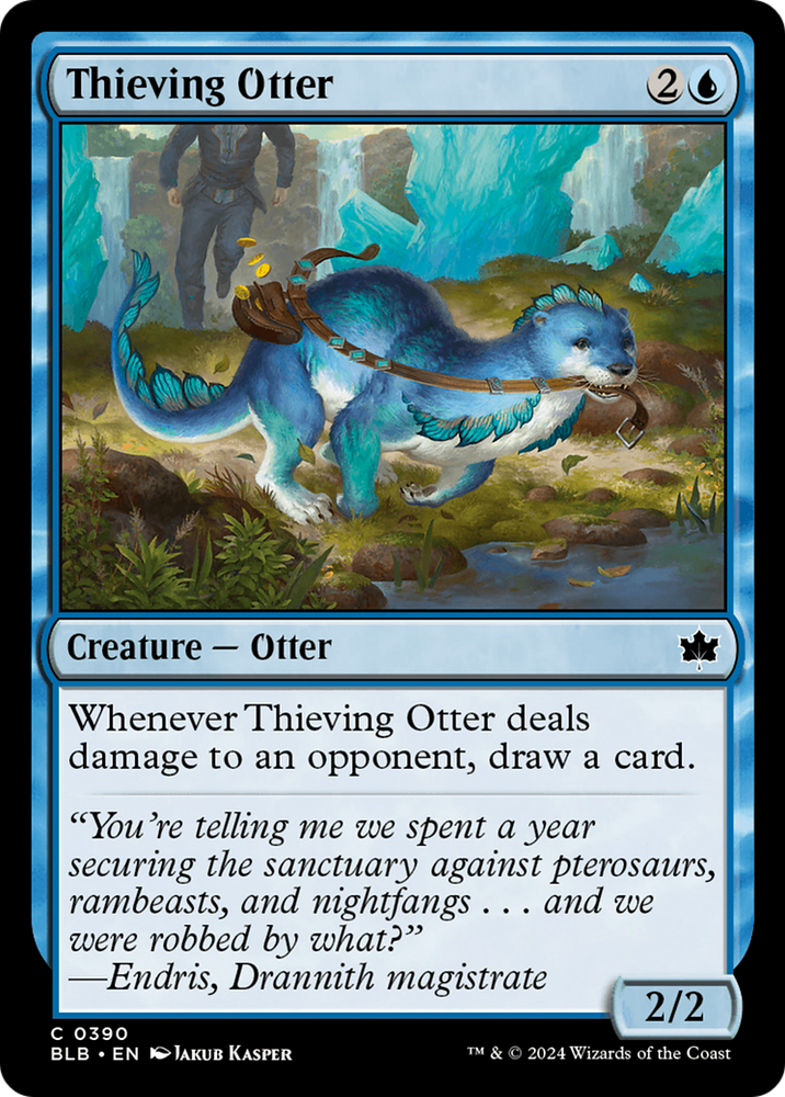 Thieving Otter [Bloomburrow] Magic: The Gathering