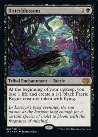 Bitterblossom [Double Masters 2022] Magic: The Gathering