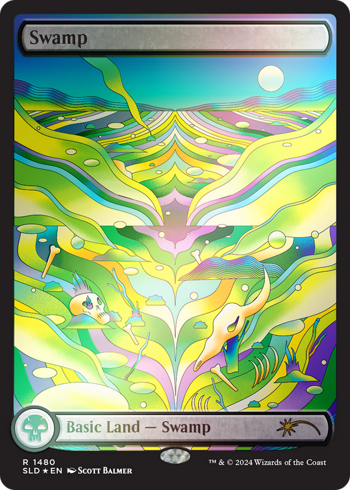 Swamp (1480) [Secret Lair Drop Series] Magic: The Gathering